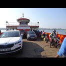 Auf der Fähre über den Chaliyar